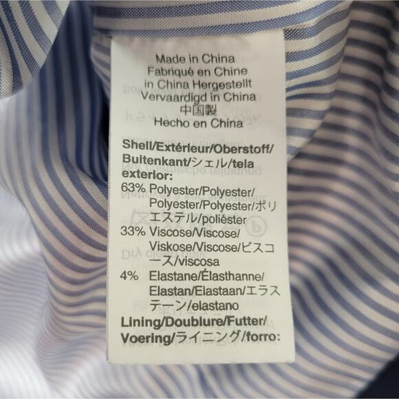 J Crew Schoolboy Jacket Blazer Navy Two Button Notch Lapel Classic K2899 - Picture 5 of 6